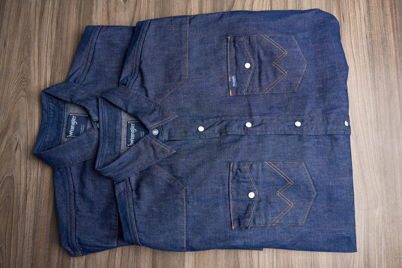 Áo denim nam